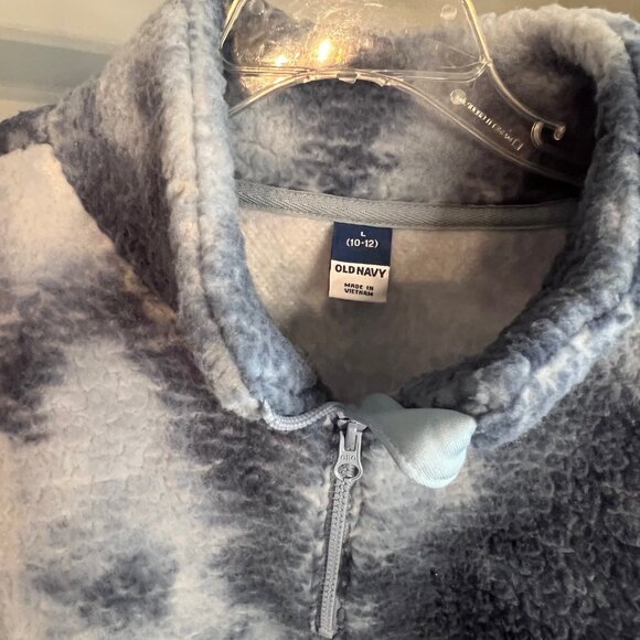 Sherpa Cropped Pullover Jacket Girls Large NWT - Picture 2 of 6